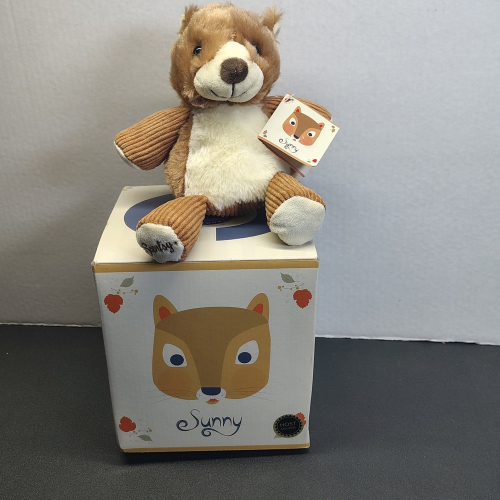 Scentsy Buddy Sunny the Squirrel Kids Small Brown Plush Toy Host Exclusive NIB